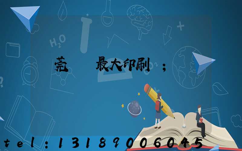 東莞橋頭最大印刷廠