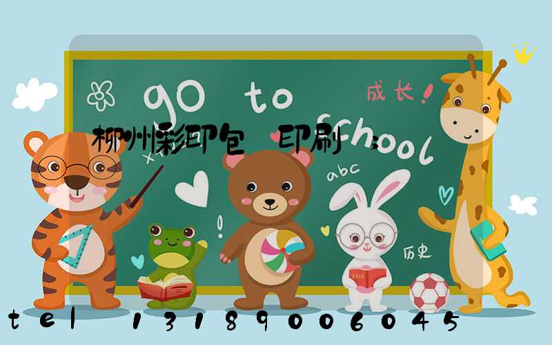 柳州彩印包裝印刷廠